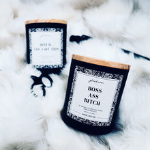Load image into Gallery viewer, Boss Ass Bitch Candle - sassy funny woman empowerment cute affirmation cute home room decor candle gift for friends