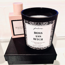 Load image into Gallery viewer, Boss Ass Bitch Candle - sassy funny woman empowerment cute affirmation cute home room decor candle gift for friends
