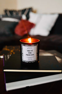 Trust The Process Candle - Affirmation Motivation Self Love Cute Home Decor